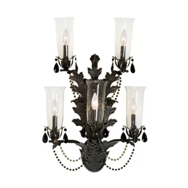 2nd Ave Lighting 20″ Wide French Baroque 5 Light Wall Sconce