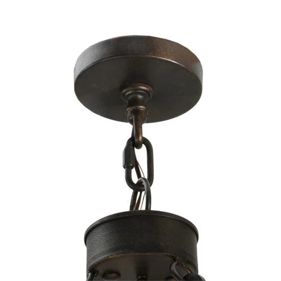 2nd Ave Lighting 32″ Fisherman Grizzly Bear Inverted Pendant