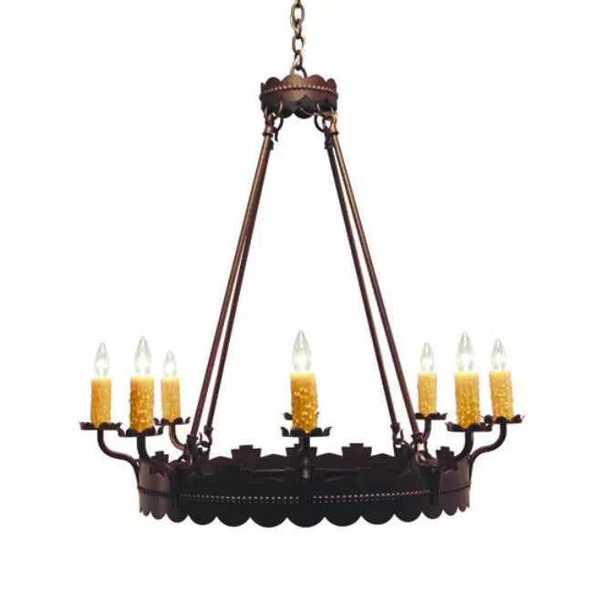 2nd Ave Lighting 36″ Wide Sergio 8 Light Chandelier