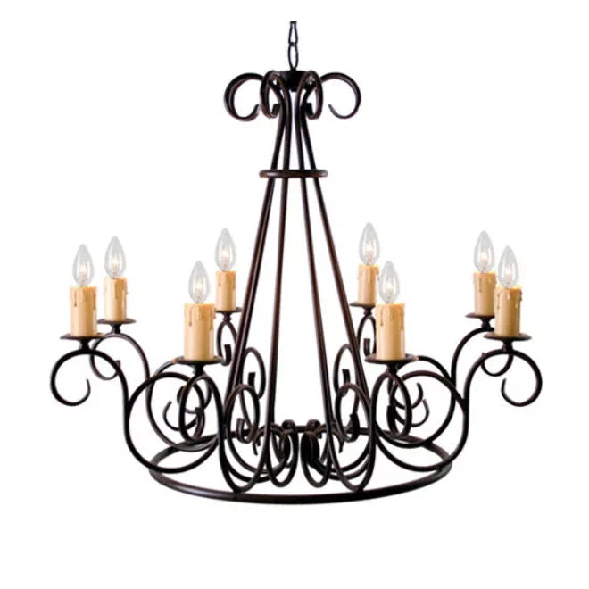2nd Ave Lighting 42″ Wide Marguerite 8 Light Chandelier