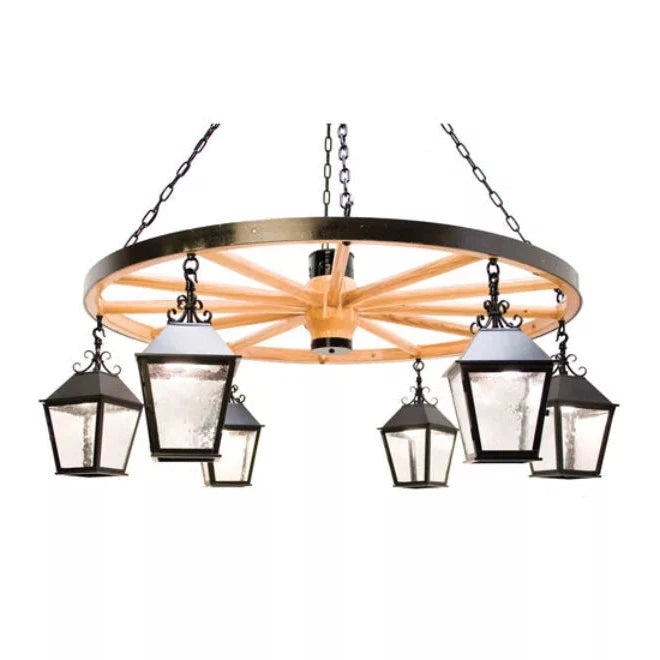 2nd Ave Lighting 58″ Wide Silverton 6 Light Chandelier