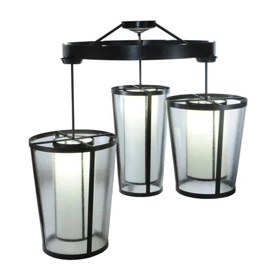 2nd Ave Lighting 74″ Cilindro Tapered 3 LT Cascading Pendant