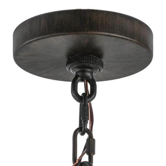 2nd Ave Lighting Andorra 42" Wide 8 LT Chandelier in Classic Rust Finish