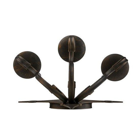 2nd Ave Lighting Angelique 15.5" Wide 3 LT Wall Sconce in French Bronze Finish