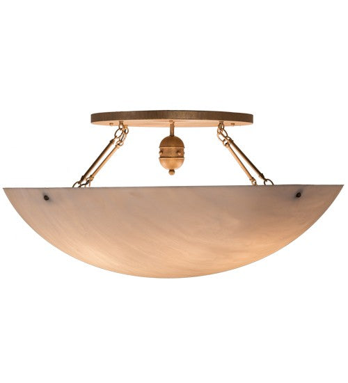 2nd Ave Lighting Artesia 42" Semi-Flushmount in Cortez Gold Finish