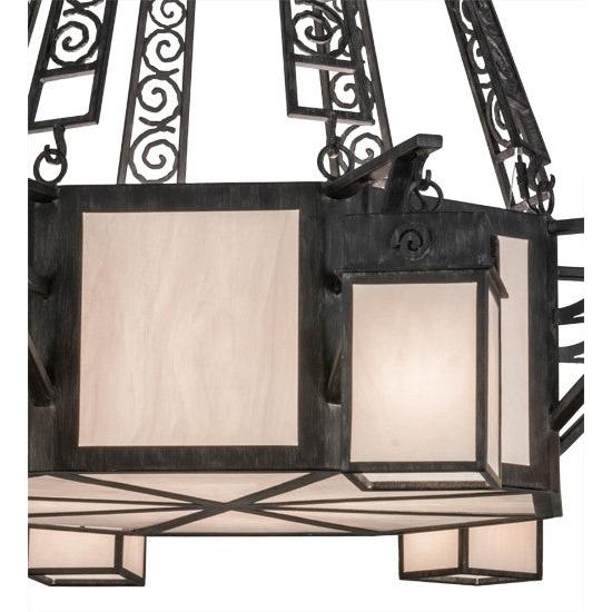 2nd Ave Lighting Azrael 54" Wide 8 LT Chandelier in Antique Iron Gate Finish
