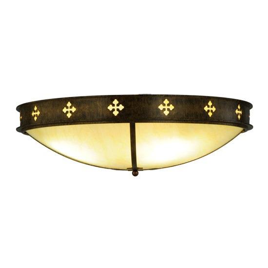 2nd Ave Lighting Byzantine 36" Flushmount With Brushed Gold Finish