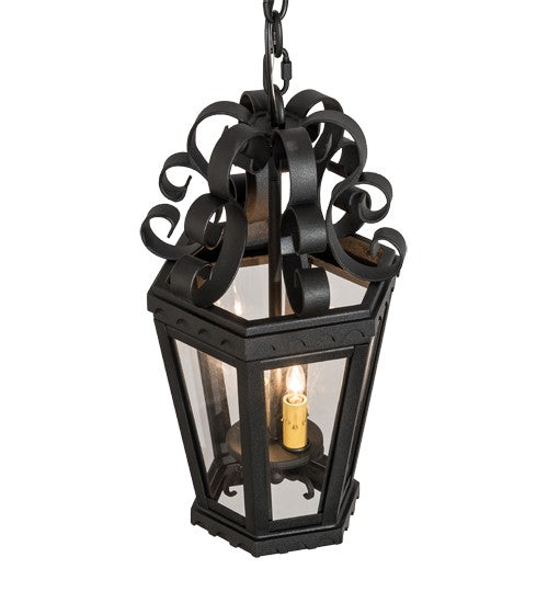 2nd Ave Lighting Cadenza 10" Pendant in Textured Black Finish