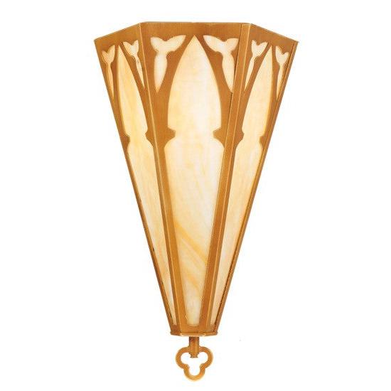 2nd Ave Lighting Church 14" Inverted Pendant In Sahara Gold Finish