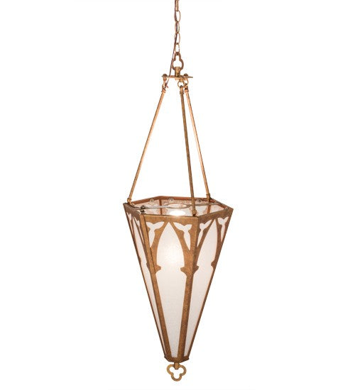 2nd Ave Lighting Church 14" Inverted Pendant in Autumn Leaf Finish