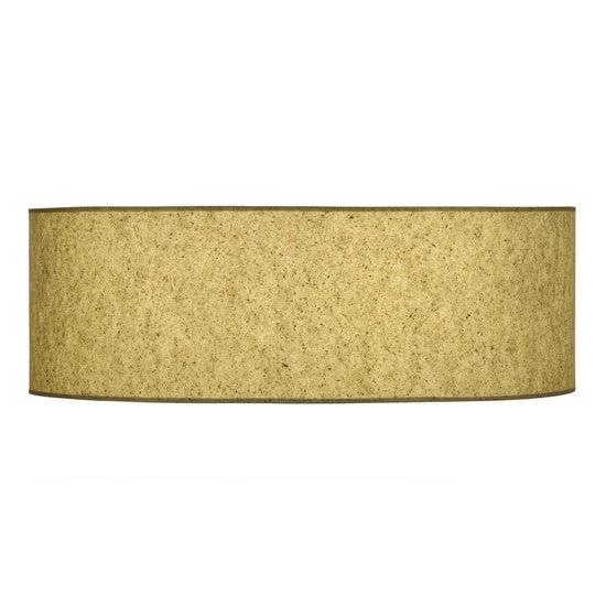 2nd Ave Lighting Cilindro 36" Textrene Flushmount With Natural Aluminum Finish