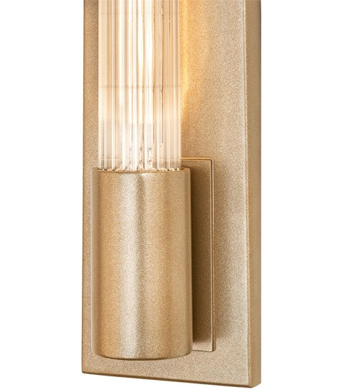2nd Ave Lighting Cilindro 4.5" Pipette Wall Sconce in Metallic Champaign Finish