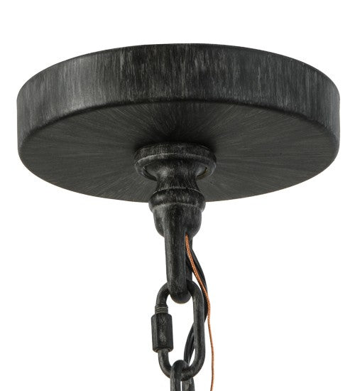 2nd Ave Lighting Citadel 22" Wide 4 LT Pendant in Antique Iron Gate Finissh