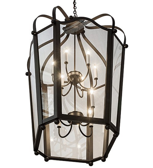 2nd Ave Lighting Citadel 33" Wide 10 LT Pendant in Oil Rubbed Bronze Finish
