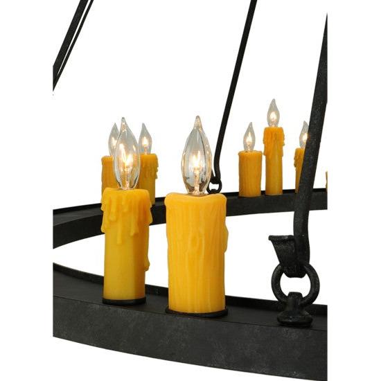 2nd Ave Lighting Deina 60" Wide 28 LT Chandelier in Smoke Finish