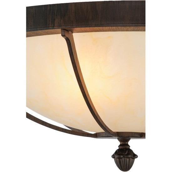 2nd Ave Lighting Dominga 20" Flushmount in Classic Rust Finish