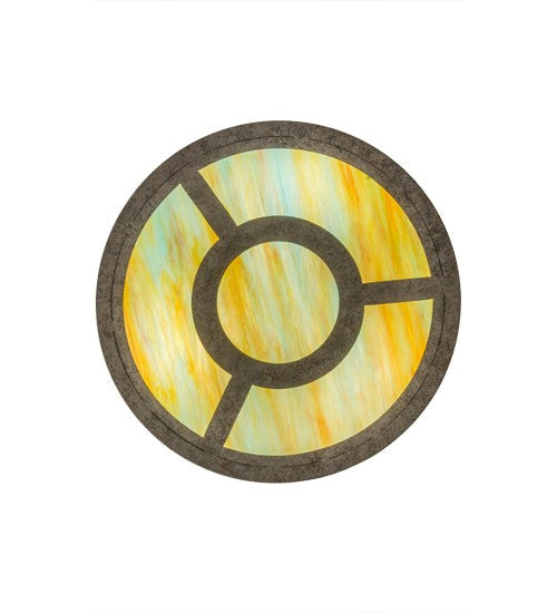 2nd Ave Lighting Donya 16" Semi-Flushmount in Corinth Finish