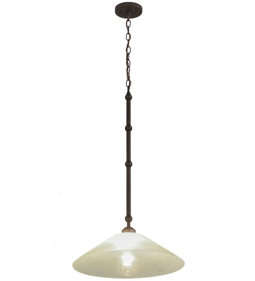 2nd Ave Lighting Elijah 18" Wide Pendant in Gilded Tobacco Finish