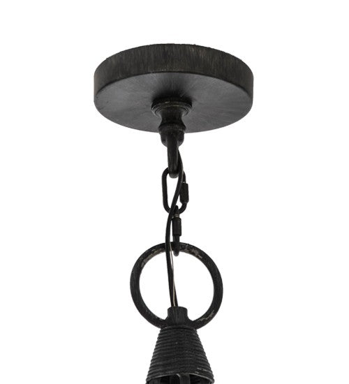 2nd Ave Lighting Estrella 45" Wide 16 LT Two Tier Chandelier in Antique Iron Gate Finish