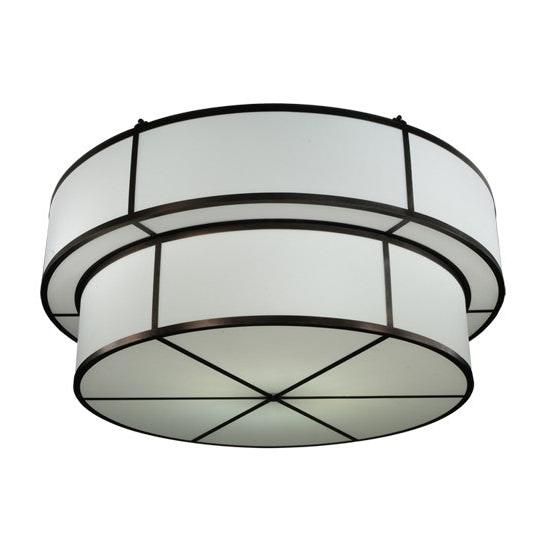 2nd Ave Lighting Jayne 72" Wide 2 Tier Semi-Flushmount With Mahogany Bronze Finish