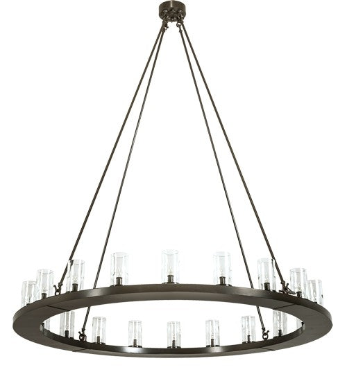 2nd Ave Lighting Loxley 60" Wide 20 Light Chandelier in Timeless Bronze Finish