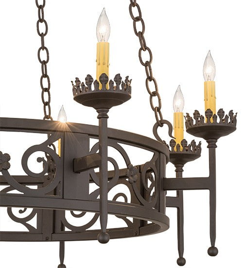 2nd Ave Lighting Majella 42" Wide 8 LT Chandelier in Oil Rubbed Bronze Finish
