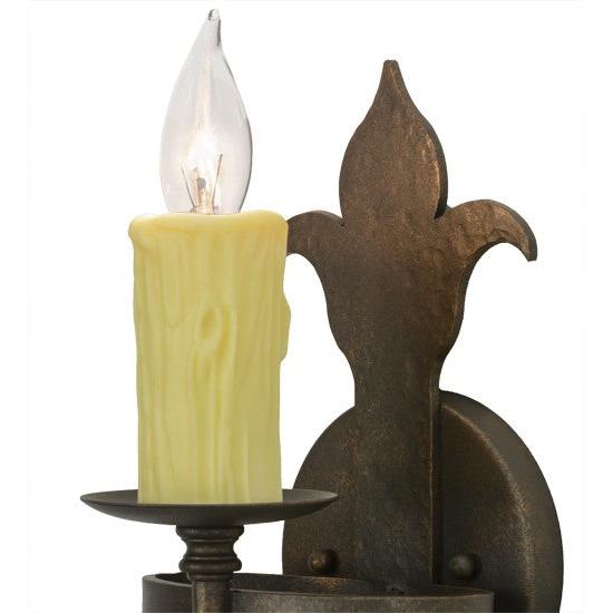 2nd Ave Lighting Marthe 6" Calandra Wall Sconce in Gilded Tobacco Finish