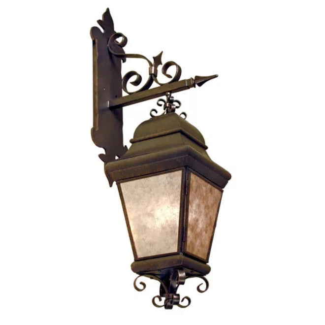 2nd Ave Lighting Monaco 11" 3-Light E12 Base Silver Mica Lens Gilded Tobacco Wall Sconce