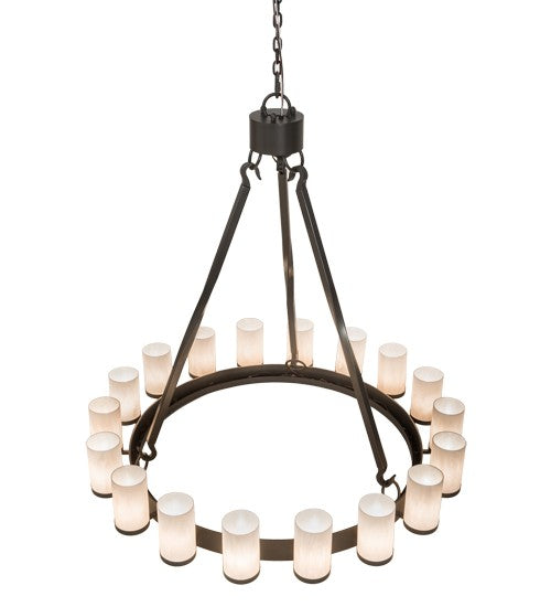 2nd Ave Lighting Noziroh Ring 48" Wide 18 LT Chandelier in Timeless Bronze Finish