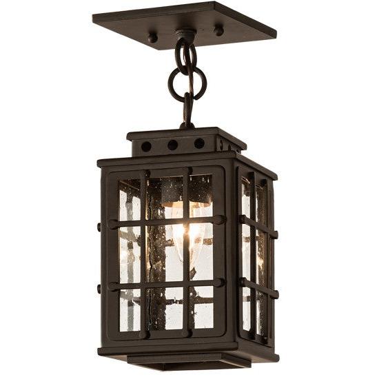 2nd Ave Lighting Pontrefract 5.5" Square Lantern Pendant in Oil Rubbed Bronze