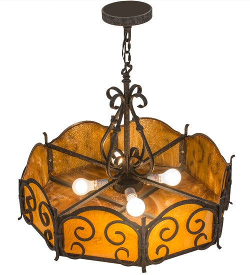 2nd Ave Lighting Radha 30" Wide Pendant in Coffee Bean Finish