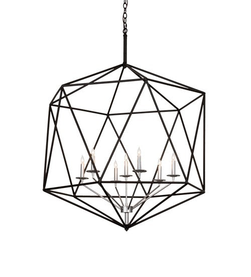 2nd Ave Lighting Sacha 42" Wide Pendant in Oil Rubbed Bronze and Nickel Finish