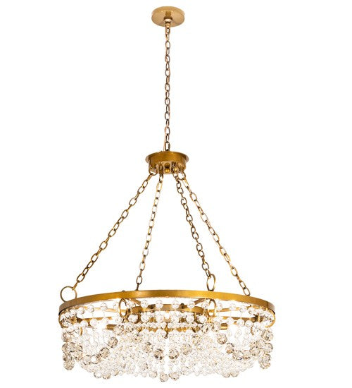 2nd Ave Lighting Sardinia 36" Chandelier in Transparent Gold Finish