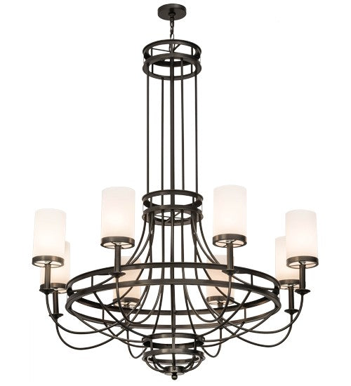 2nd Ave Lighting Saxony 60" Wide 8 LT Chandelier in Oil Rubbed Bronze Finish