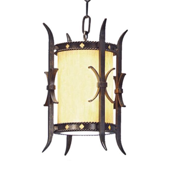 2nd Ave Lighting Stanza 9" Gilded Tobacco Metal Pendant Light