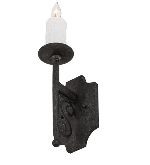 2nd Ave Lighting Toscano 5" Wall Sconce in Smoke Finish