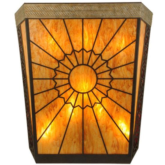 2nd Ave Lighting Zuvan 30" Wall Sconce in Chestnut Corinth Finish