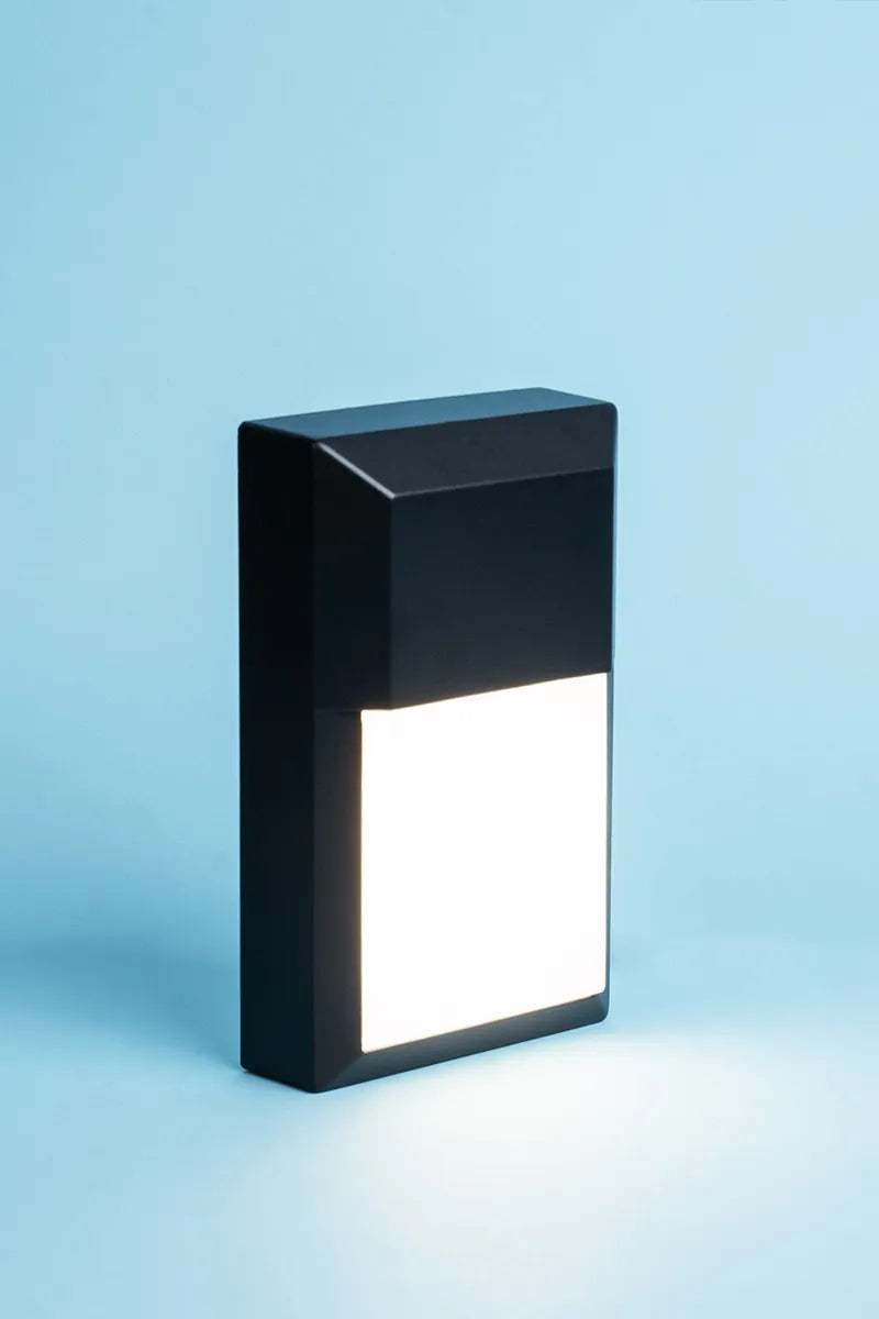 Euri Lighting Commercial LED 15.8-Watts 5 Color Selectable Non-Dimmable Photocell Sensor Mini Wall Pack Light
