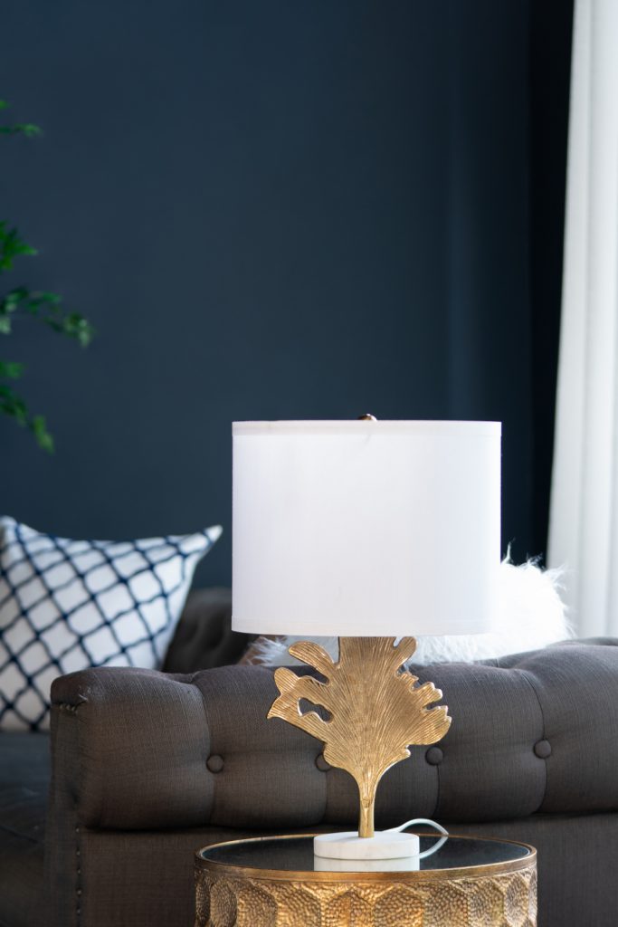 A&B Home 13" x 22" Bundle of 14 Gold and White Table Lamp with Leaf Design