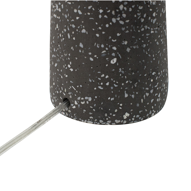 A&B Home 14" x 26" Bundle of 20 Black Speckled Cone Table Lamp With Beige Drum Shade