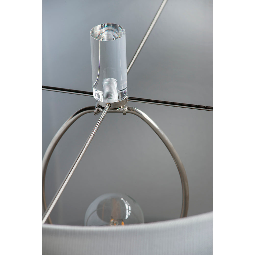 A&B Home 14" x 28" Bundle of 7 Gold Metal Table Lamp With Crystal Base