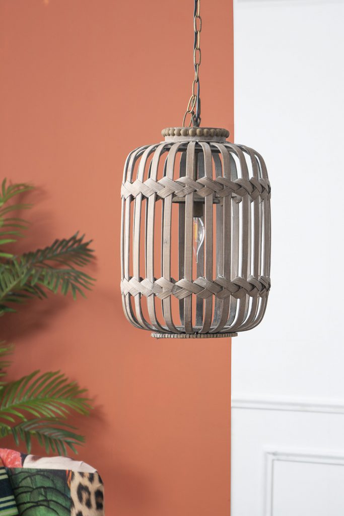 A&B Home Bundle of 17 12" x 18" Bamboo Wood Chandelier