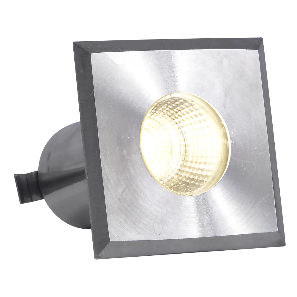 Abba Lighting 3W LED AC/DC 12V COB 5000K Stainless Steel Well Light