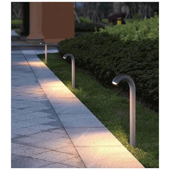 Abba Lighting 5W LED AC/DC 12V COB 3000K 500LM Aluminum Black Path Light