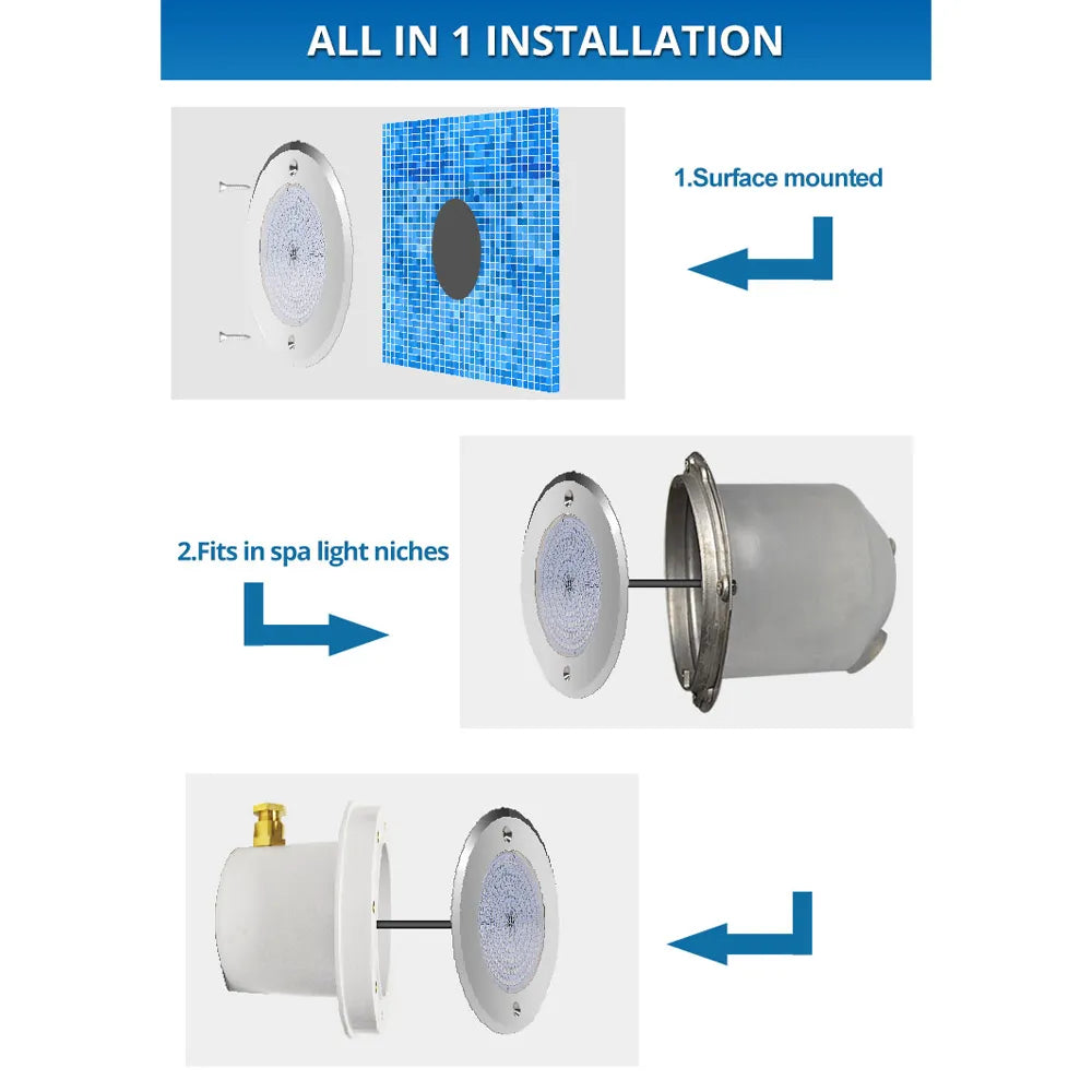 Abba Lighting PL15 RGBW 5 Wire 100ft Jacuzzi Light