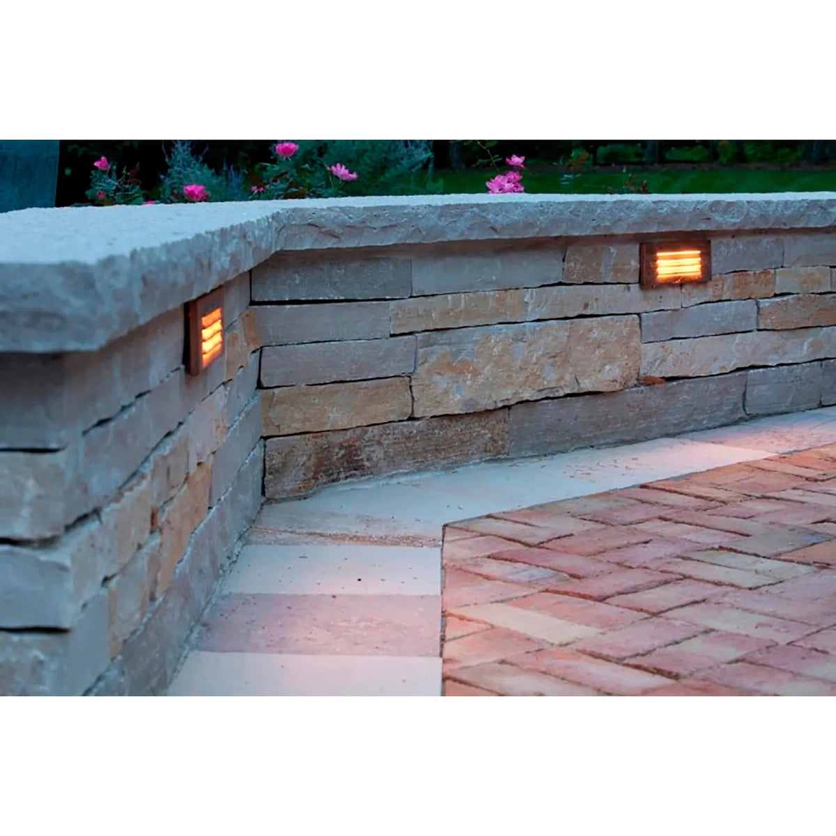Abba Lighting STB07 2W LED AC/DC 12V Natural Brass Step Light