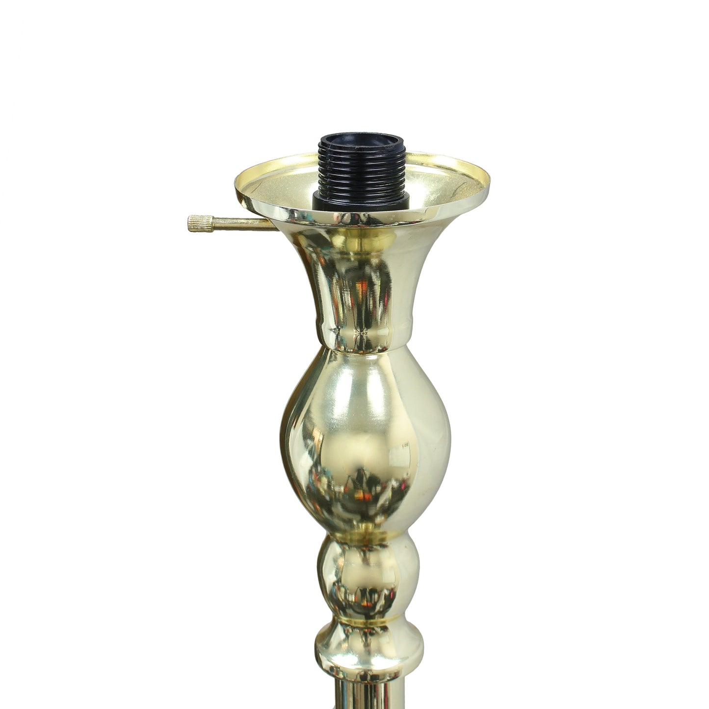 All The Rages Elegant Designs Marbleized White Glass Shade With Gold Nickel Finish Torchiere Floor Lamp