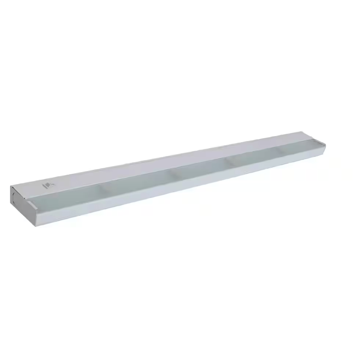 Amax Lighting 20" 8W 3000K LED Metal Housing Frosted Glass Diffuser White Under Cabinet Lighting