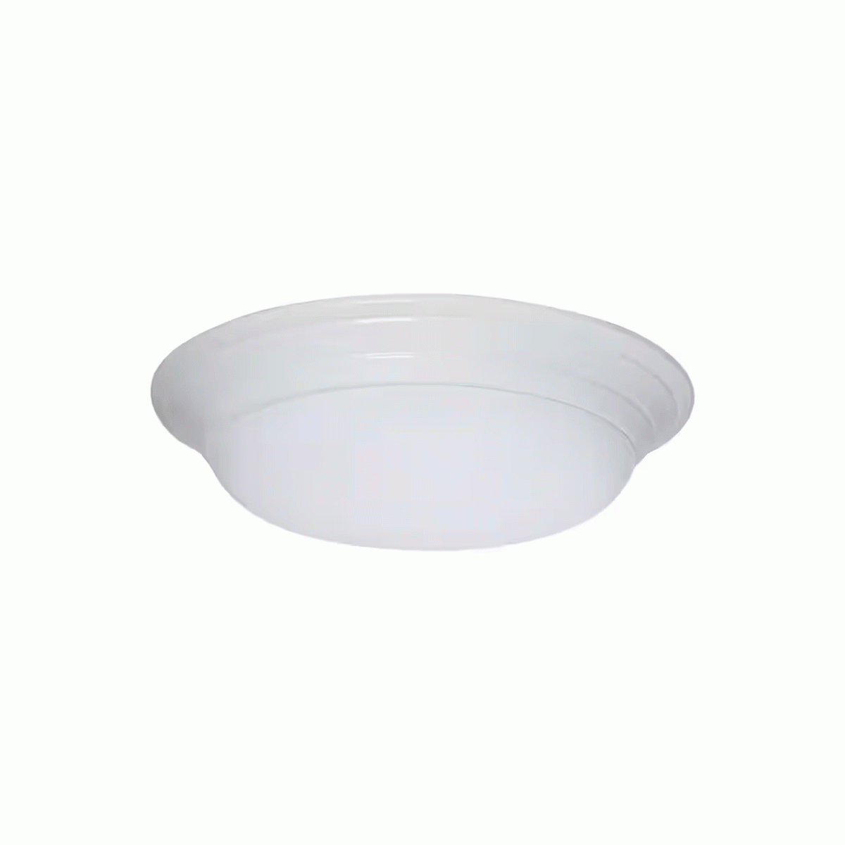 Amax Lighting LED-C002WHT 17" Classic Fixture Metal Housing Dimmable White Flush Mount Lighting