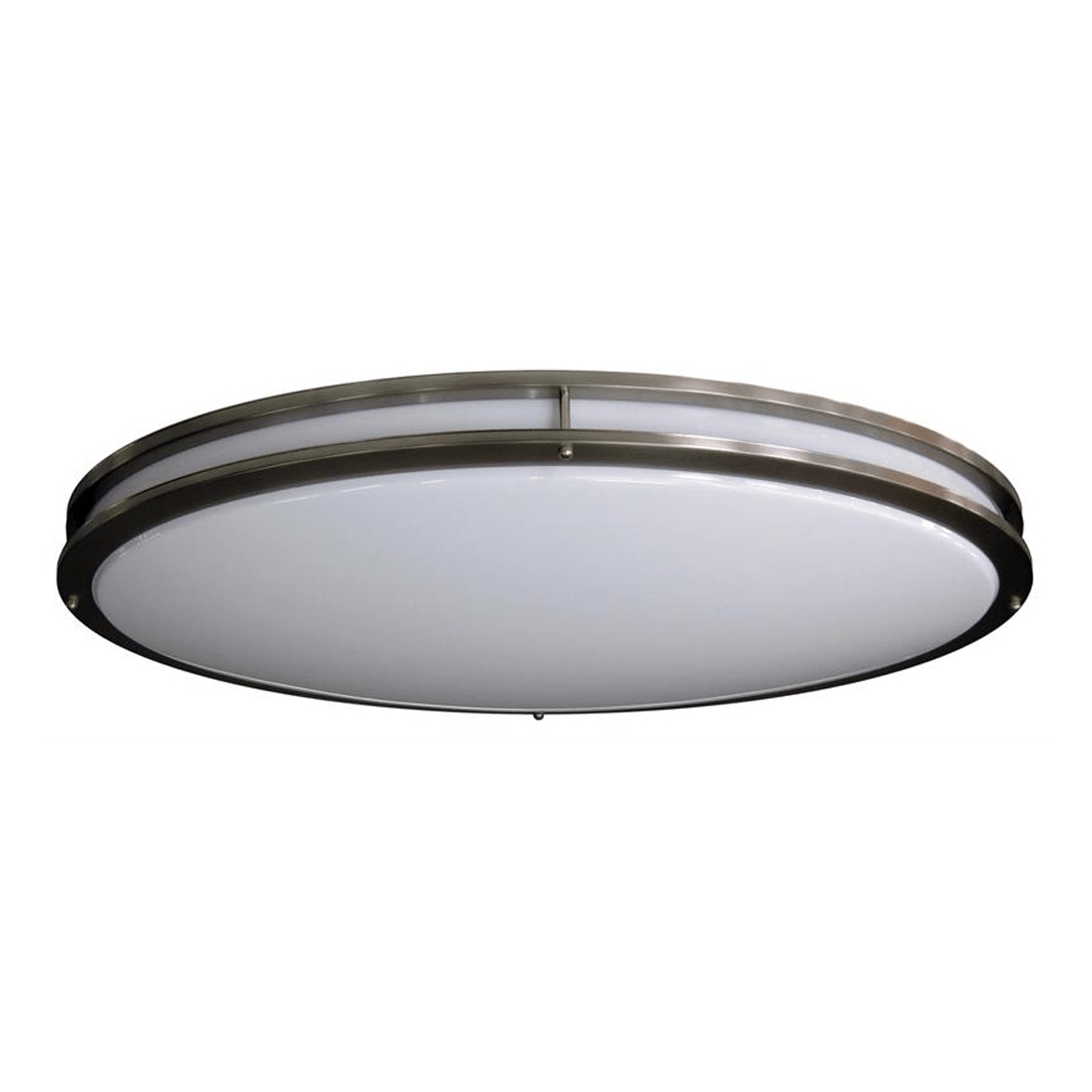 Amax Lighting LED-JR005L/NKL 32" 70W Dimmable Brush Nickel Flush Mount Lighting